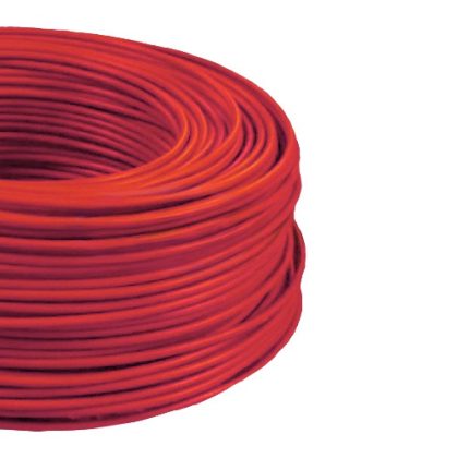 MCU 1,5mm2 copper wire solid red H07V-U