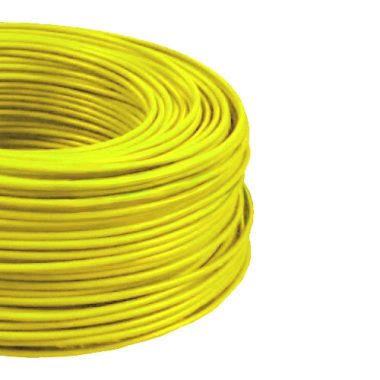 MKH 0,75mm2 spun copper wire yellow H05V-K