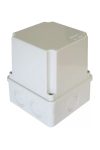 TRACON MD151114 Műanyag doboz, kikönnyített, világos szürke, teli fedéllel 150×110×140mm, IP55