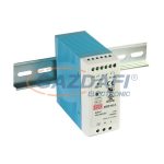  Mean Well MDR-40-12 Mini, DIN sínre szerelhető kapcsolóüzemű tápegység 40 W, 12 V