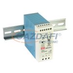   Mean Well MDR-60-12 Mini, DIN sínre szerelhető kapcsolóüzemű tápegység 60 W, 12 V