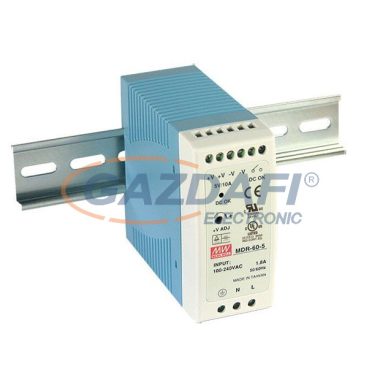 Mean Well MDR-60-48 Mini, DIN sínre szerelhető kapcsolóüzemű tápegység 60 W, 48 V