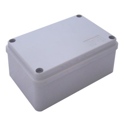   TRACON MED12085 Elektronikai doboz, világos szürke, teli fedéllel 120×80×50mm, IP56