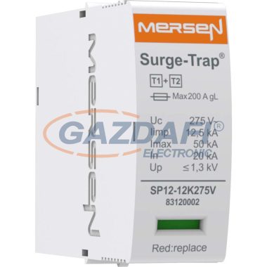 MERSEN 83020002 SP2-40K275V Túlfeszültség levezető betét 2.típus , 230V, 1P