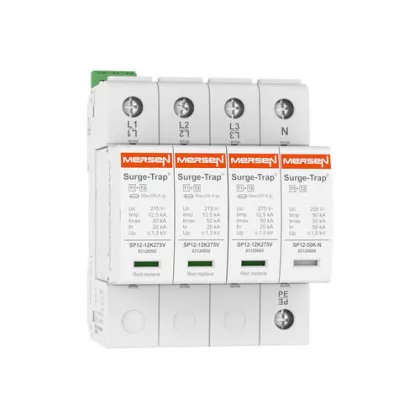   MERSEN 83120100 STPT12-12K150V-1P Túlfeszültség levezető 1+2.típus , 120V, 1P