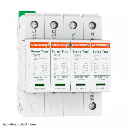   MERSEN 83120144 STPT12-12K275V-4P Túlfeszültség levezető 1+2.típus , 230V/400V, 4P (TNS)