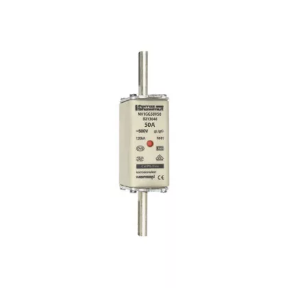   MERSEN B213648C NH1GG50V50 NH kábel és vezetékvédő "gG" AC500V, kombi kijelzős késes betét