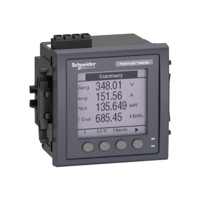   SCHNEIDER METSEPM5110 PM5110 Teljesítménymérő, RS 485 (Modbus), min/max napló, riasztások, DO (kWh), 100-415 V AC