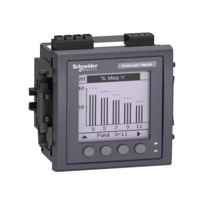 SCHNEIDER METSEPM5340 PM5340 Teljesítménymérő, Ethernet, memória, 2DI / 2DO / 2 Relé kimenet, riasztások, 100-415 V AC