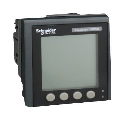   SCHNEIDER METSEPM5560 PM5560 Teljesítménymérő, Modbus és Ethernet, memória, 4 DI / 2 DO, riasztások, 100-480 V AC