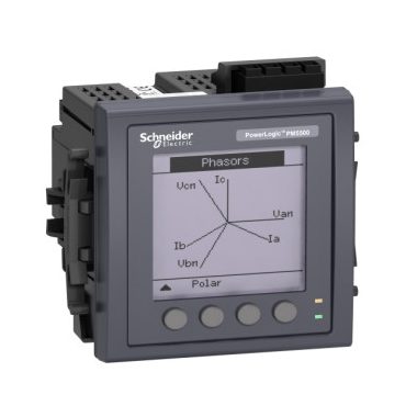 SCHNEIDER METSEPM5563 PM5563 Teljesítménymérő, kijelző nélkül (DIN), Modbus és Ethernet, memória, 4 DI / 2 DO, riasztások, 100-480 V AC