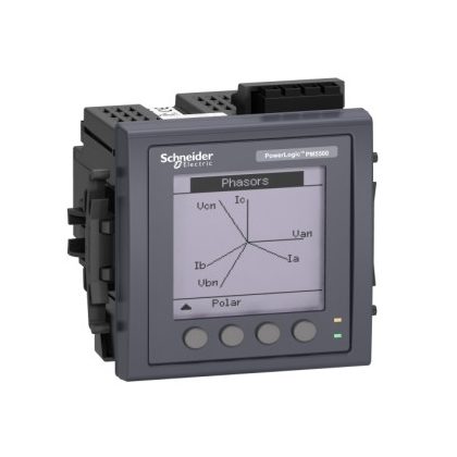   SCHNEIDER METSEPM5563 PM5563 Teljesítménymérő, kijelző nélkül (DIN), Modbus és Ethernet, memória, 4 DI / 2 DO, riasztások, 100-480 V AC