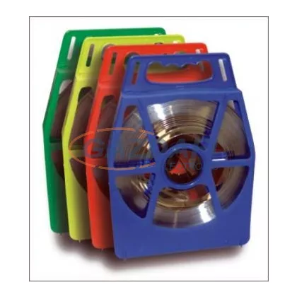   METZ 926R Rozsdamentes szalag 19,05mm 30méter piros műanyag szalagtáskában