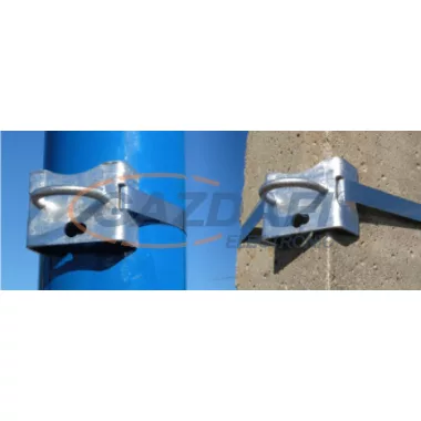 METZ EKN80 Elágazó kör- és négyzetoszlopra tűzihorganyzott acél, szalagrögzítéshez