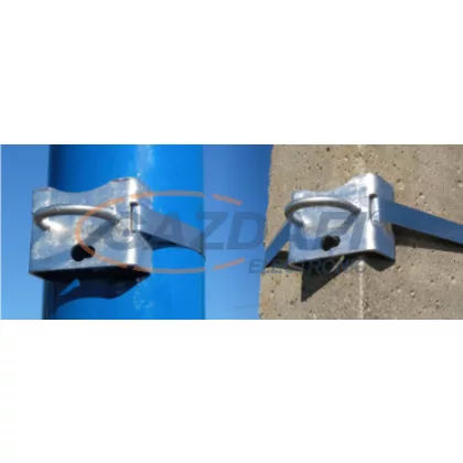   METZ EKN80 Elágazó kör- és négyzetoszlopra tűzihorganyzott acél, szalagrögzítéshez