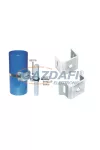 METZ ET120 Egyeneslábú tartó, alumínium, oszlop 120 mm, furat Ø8.5mm 20db/csomag, szalagrögzítéshe METZ ET120 Egyeneslábú tartó, alumínium, oszlop 120 mm, furat Ø8.5mm 20db/csomag, szalagrögzítéshe