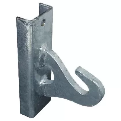   METZ H023 Átfeszítő horog nagy átmérőjű köroszlopra tűzihorganyzott acél, szalagrögzítéshez