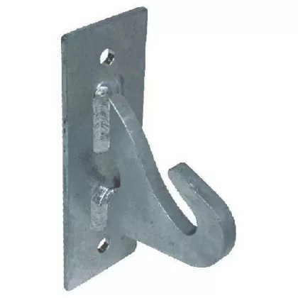   METZ H025 Átfeszítő horog falra tűzihorganyzott acél, szalagrögzítéshez