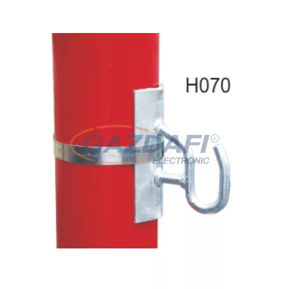   METZ H070 Lengőhorog tűzihorganyzott acél, szalagrögzítéshez