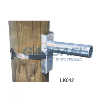   METZ LK042 Lámpakar köroszlopra Ø42x160 mm, tűzihorganyzott acél