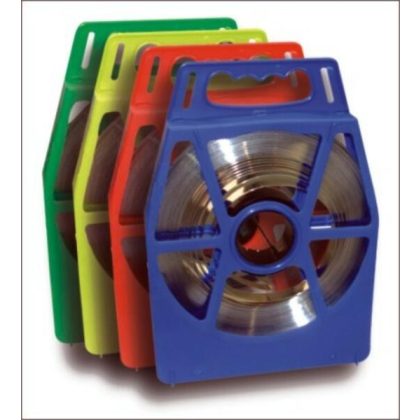   METZ M16G Rögzítő szalag + zöld műanyag szalagtáska, 15.88mm széles, 30.5 m/tekercs