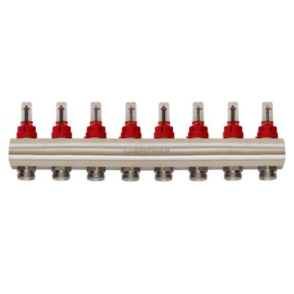   COMPUTHERM MF03 1"-os áramlásmérővel szerelt 8 leágazásos osztó