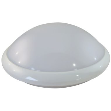 TRACON MFM02 Plastic protected indoor wall LED luminaire with motion sensor 230VAC, 16W, 5.8GHz, 360 °, 1-8m, 10s-12mn, 4500K, EEI = A, IP44,1285lm
