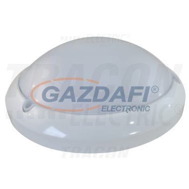 TRACON MFM04 Műanyag védett beltéri fali LED lámpatest mozgásérzékelővel 230VAC, 16W, 5, 8GHz, 360°, 2-8m, 6s-30m, 4500K, EEI=A, IP54, 1285lm