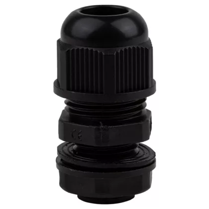   TRACON MG-20F Metrikus tömítőszelence, fekete IP66, 6.5-14mm