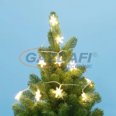 HOME MLC 10/CS WH LED-es csillag mini fényfüzér, 90 cm, hideg fehér