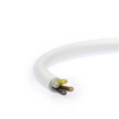 MT 4x0,75mm2 rézvezeték sodrott fehér H03VV-F