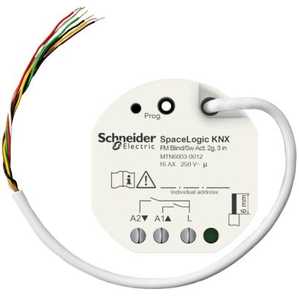   SCHNEIDER MTN6003-0012 SpaceLogic KNX terepi kapcs/árny aktor