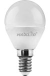 MAXLED MXL-65832 LED kisgömb fényforrás, SMD, 5W, 396lm, 3000K, E14, 230V