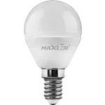   Bec Led glob mic MAXLED MXL-65832 LED  SMD, 5W, 396lm, 3000K, E14, 230V