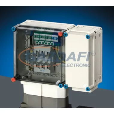 HENSEL Mi 74220S túlfeszültségvédelmi szekrények, „B” osztályú védelemmel, 450x380x170 mm