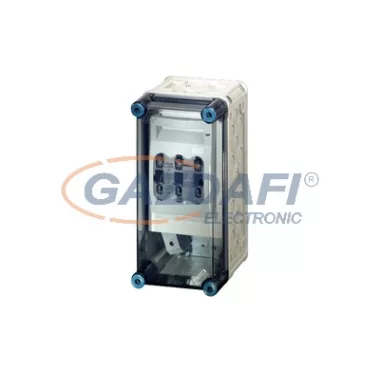 HENSEL Mi 75150 NH-késes szakaszolható biztosító szekrény, 150x300x170 mm