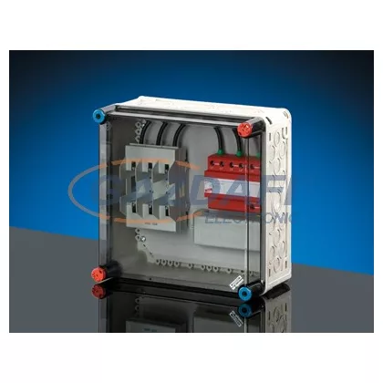   HENSEL Mi 75209 túlfeszültségvédelmi szekrények, „B” osztályú védelemmel, 300x300x170 mm