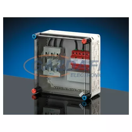   HENSEL Mi 75210 túlfeszültségvédelmi szekrények, „B” osztályú védelemmel, 300x300x170 mm