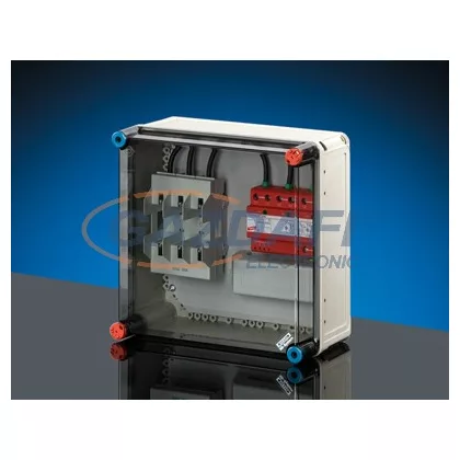   HENSEL Mi 75210S túlfeszültségvédelmi szekrények, „B” osztályú védelemmel, 300x300x170 mm