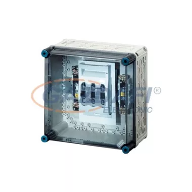 HENSEL Mi 75250 NH-késes szakaszolható biztosító szekrény, 300x300x170 mm