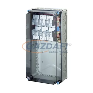 HENSEL Mi 6475 NH-késes Biztosító szekrény, 300x600x214 mm