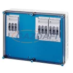   HENSEL Mi 6632 NH-késes szakaszolható biztosító szekrény, 600x450x170 mm