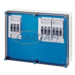   HENSEL Mi 6636 NH-késes szakaszolható biztosító szekrény, 600x450x170 mm