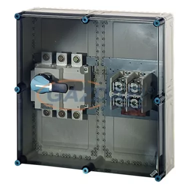 HENSEL Mi 7865 terheléskapcsoló szekrény, 600x600x239 mm