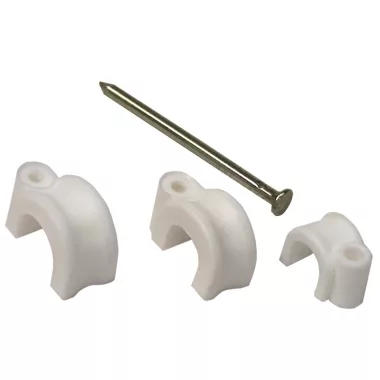 TRACON N1-20 Kábelszorító bilincs, szeggel (20db) d=6mm, PE