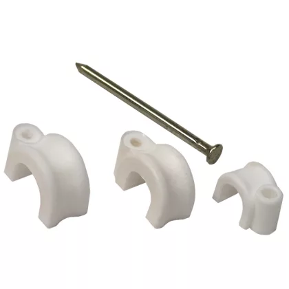 TRACON N1 Kábelszorító bilincs, szeggel (100db) d=6mm, PE