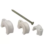   TRACON N4 Kábelszorító bilincs, szeggel (100db) d=11mm, PE