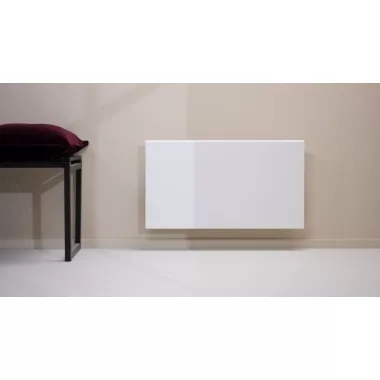 Adax Wifi Compact 25 NCW25W fűtőpanel, 117x42 cm, fém előlap, fehér, 2500 W