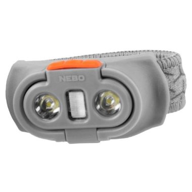 NEBO NEB-HLP-0006-G EINSTEIN™ 500 Kompakt fejlámpa, ellenálló ABS műanyag és alumínium, max. 500lm, IPX4