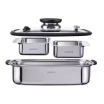   NODOR 1368 - Edényszett STEAMCHEF főző és pároló készlet